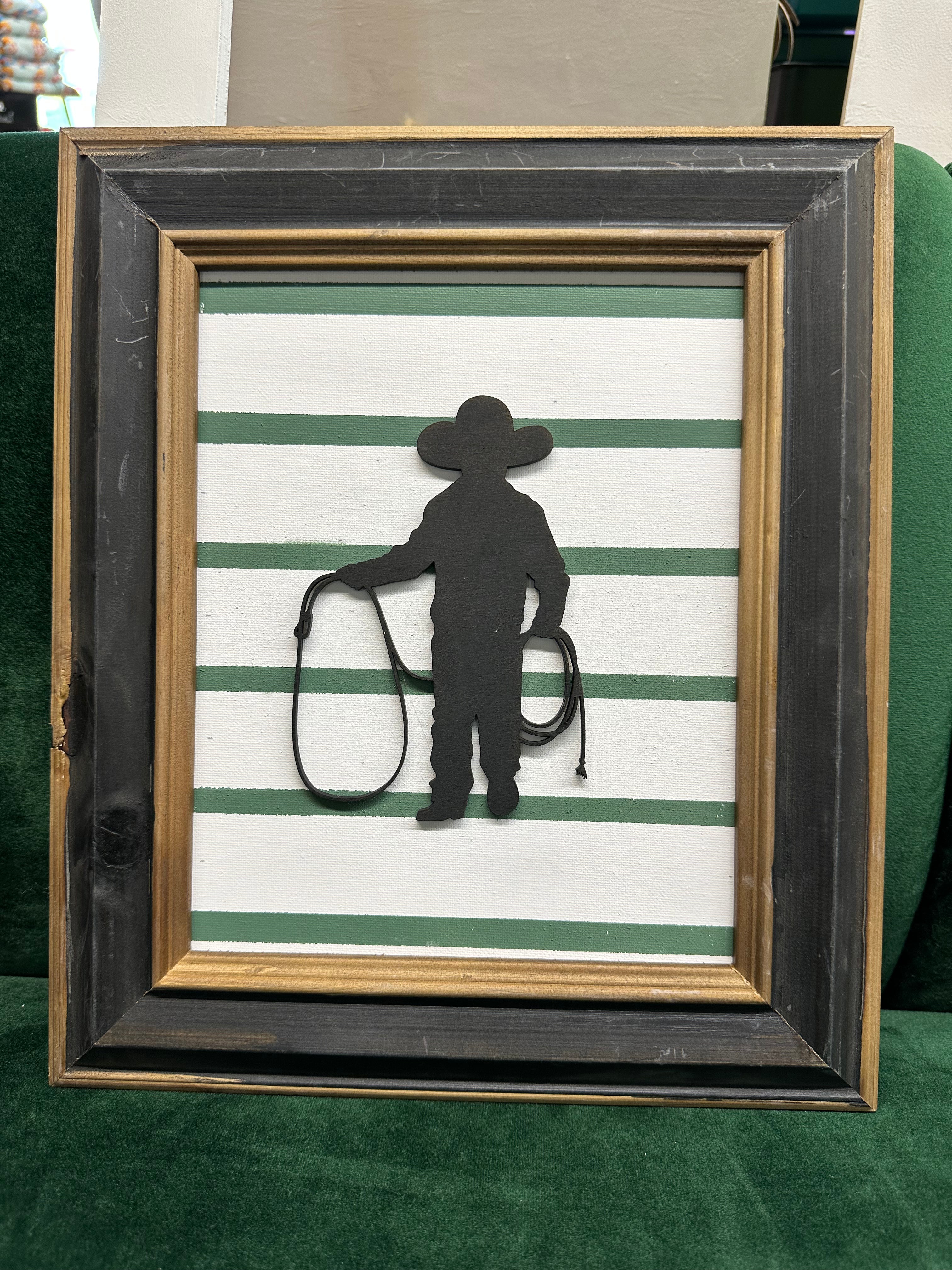 Roping Kid Sign